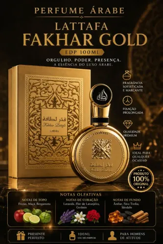 Perfume Arabe Lattafa Fakhar Gold EDP 100ml