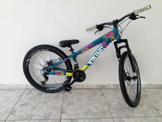 Bike viking tuff 25 aceita trocas