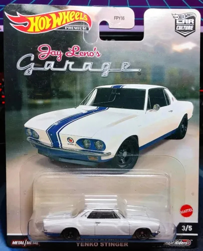 Hot Wheels Premium - 66 Chevrolet Corvair Yenko Stinger - Car Culture Jay Leno Garage