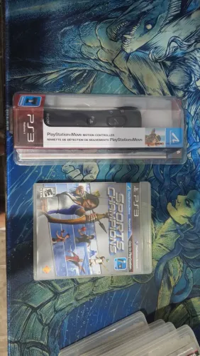 Controle ps3 Move LACRADO + Jogo sports champion ps3