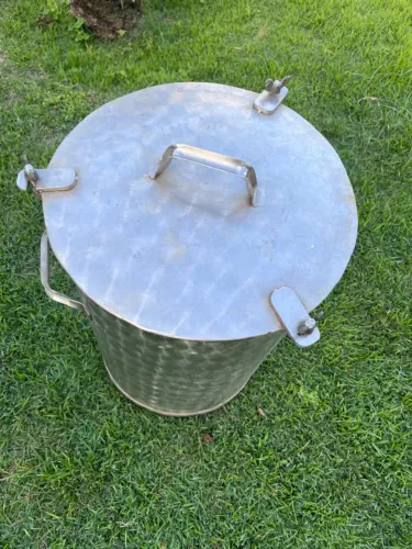 Tanque / Tonel de Mel em aço Inox com Filtro ~68L - Apicultura Profissional