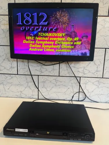 DVD PLAYER  PIONNER DV-363K FUNCIONANDO + 5 DVDs DE BRINDE  120V (USADO)