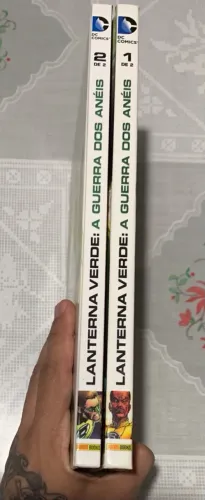Lanterna verde: a guerra dos anéis 1 e 2 - DC DELUXE 