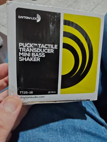 Dayton Audio Tt25-8 Puck Transdutor Tátil Mn Bass Shaker 26