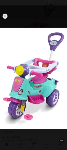 Triciclo infantil menina 