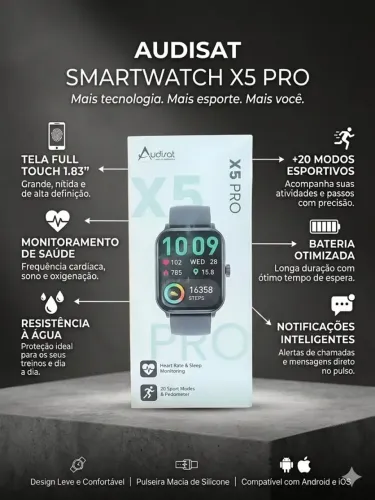 Smartwatch Audisat x5 Pro