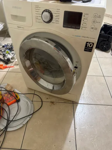 Lava e seca 8.5 quilos Samsung com defeito no cesto vendo todas as peças