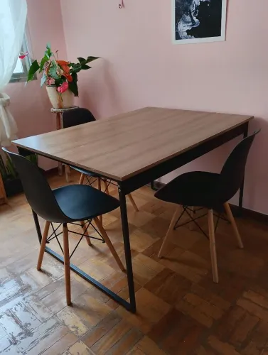 Mesa estilo industrial 