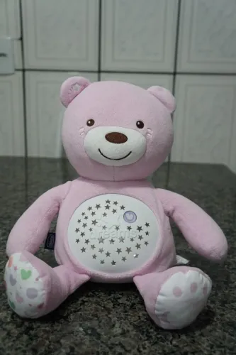 Ursinho Boa Noite Rosa Chicco