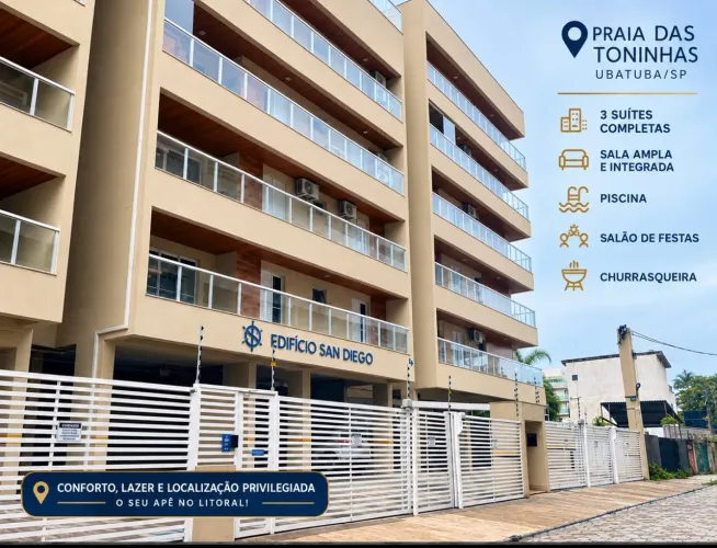 Apartamento Ubatuba Praia das toninhas.