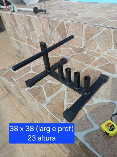 Suporte halteres e anilhas musculação 