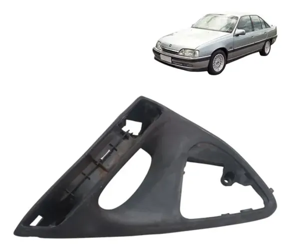 Puxador Porta Dianteira Lado Esquerdo Omega 1992 1998 1 - Preto