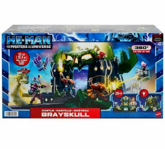 Playset Castelo de grayskull eletrônico masters of the universe  da linha cgi Lacrados!