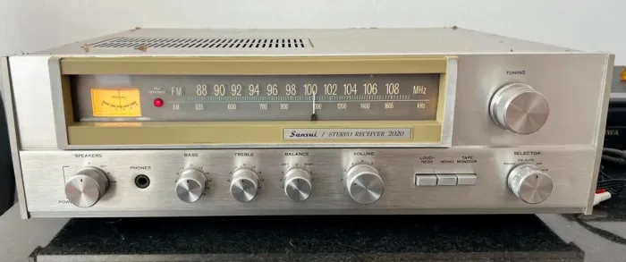 Receiver Sansui 2020 - Direto De 1970 - 100% Revisado