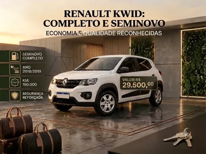 Renault Kwid Zen 1.0 Flex 12V 5P Mec. 2019
