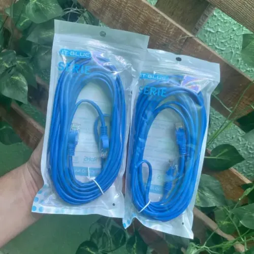 Cabo de Rede RJ45 Ethernet 5 Metros CAT5e Alta Velocidade
