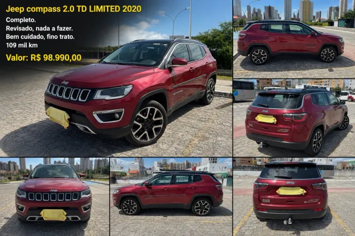 Jeep Compass Limited 2.0 4X4 Diesel 16V Aut. 2020