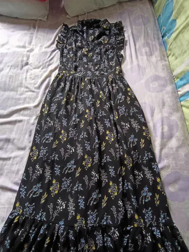 Vestido longo floral