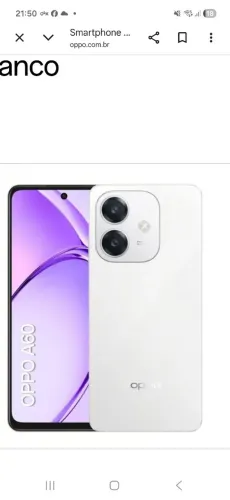 Oppo A60, na garantia. 
