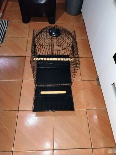Gaiola para papagaio/calopsita semi bova