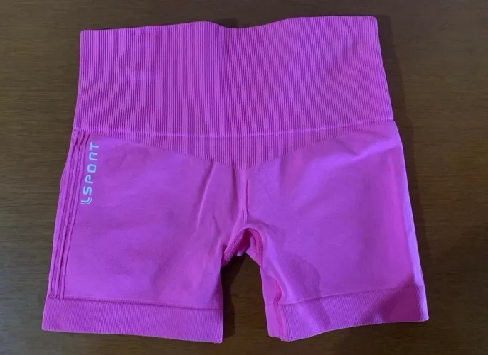 short de academia lupo rosa