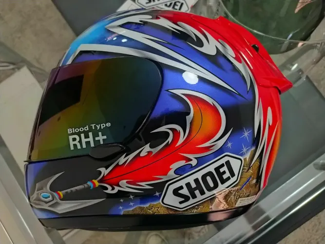Viseira Shoei CX 1V Azul Iridium