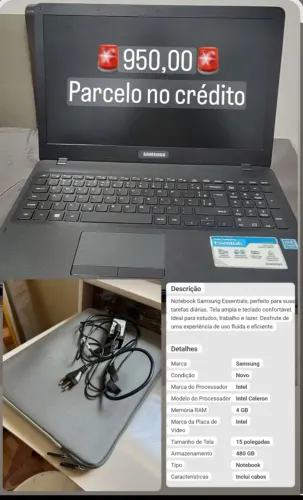 Vendo lindo Notebook Samsung 