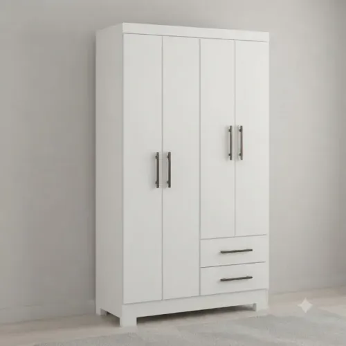 Guarda Roupa Vitoria Branco (Frete Grátis)