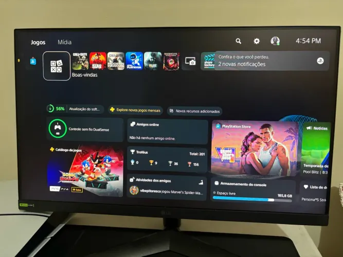 Monitor LG gamer Nvidia
