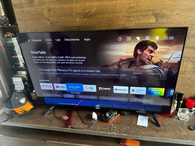 Tv 55 aiwa com 6 meses de uso