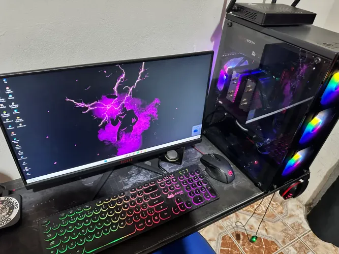 SETUP GAMER COMPLETO ? PC + MONITOR + PERIFÉRICOS