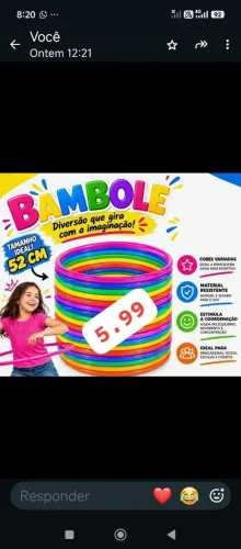 Bambolê promoção 