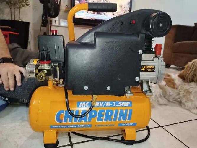 Motocompressor de ar chiaperini mc 5bv/8-1.5hp
