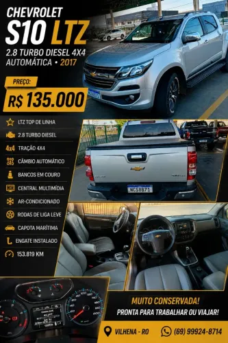Chevrolet S10 Pick-up LTZ 2.8 TDI 4X4 CD Dies.aut 2017