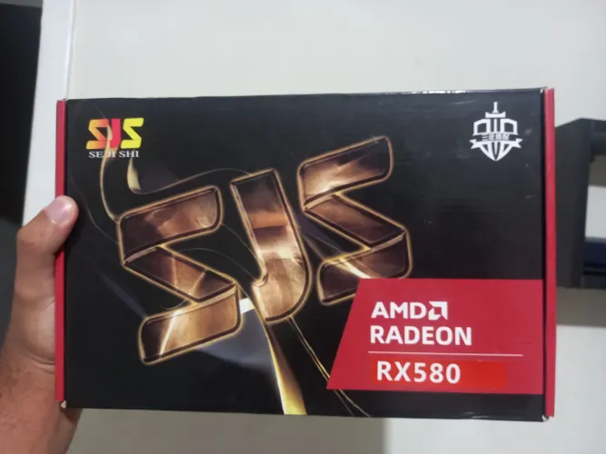 Placa de vídeo radeon rx 580 8gb nova