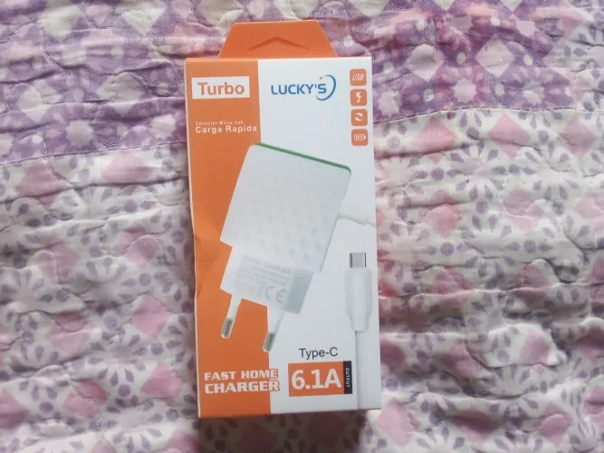 Carregador de celular turbo tipo c