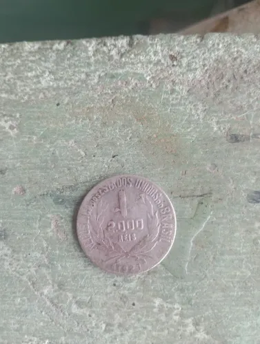 Moedas antiga 2.000 réis. Prata 1921