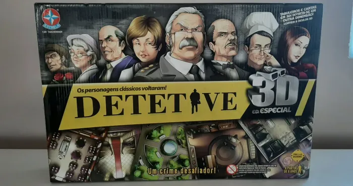 Jogo de tabuleiro Detetive 3D Edição Especial da Estrela