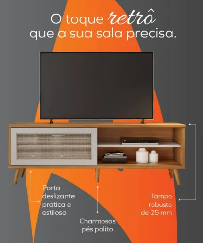 Belíssimo Rack Retrô perfeito para sua Sala!!
