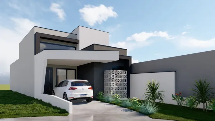 Casa com 3 dormitórios à venda, 106 m² por R$ 780.000 - Residencial Horto Florestal Villag