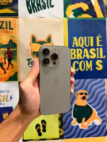 Seminovo - iPhone 16 Pro 128gb Natural 94% - Retirada Loja Savassi Shopping 