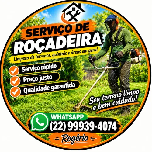 Serviço de roçadeira
