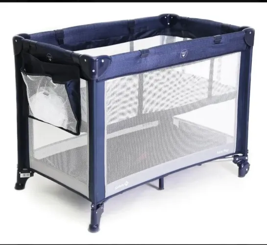 Berço Portátil mini play Azul Safety 1 ST