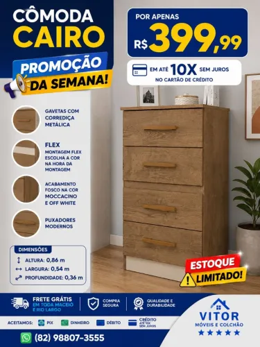 OFERTAS DE CÔMODA