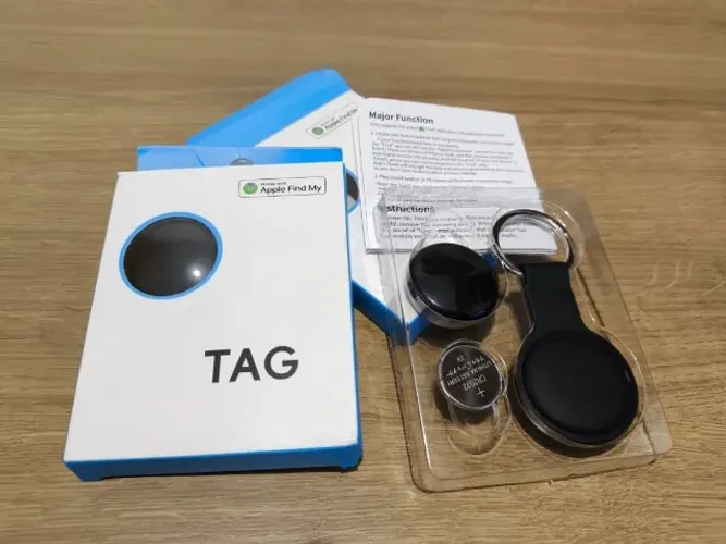 Tag Rastreadora Apple "Find My" (Tipo AirTag) - Com Chaveiro