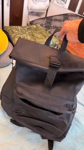 Mochila preta 45x38cm