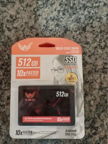 SSD 512GB novo lacrado 320$