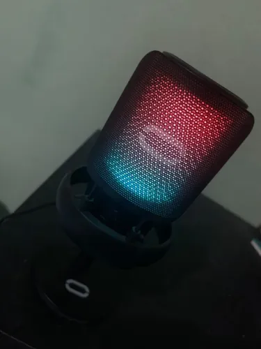 Microfone Condensador Tomate MT-1060R USB / Type-C RGB - NOVO na Caixa