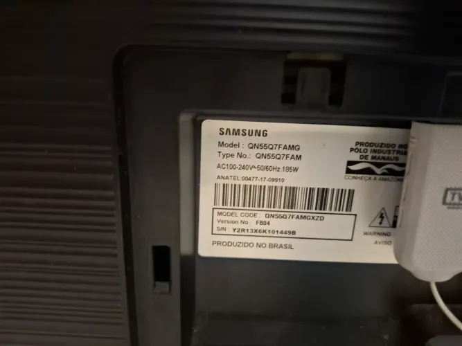 Tv Samsung QLED 55 com Defeito