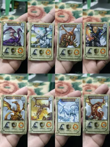 Coleção Completa Dragomania Elma Chips + 80 cartas da mesma Coleção todas Originais!